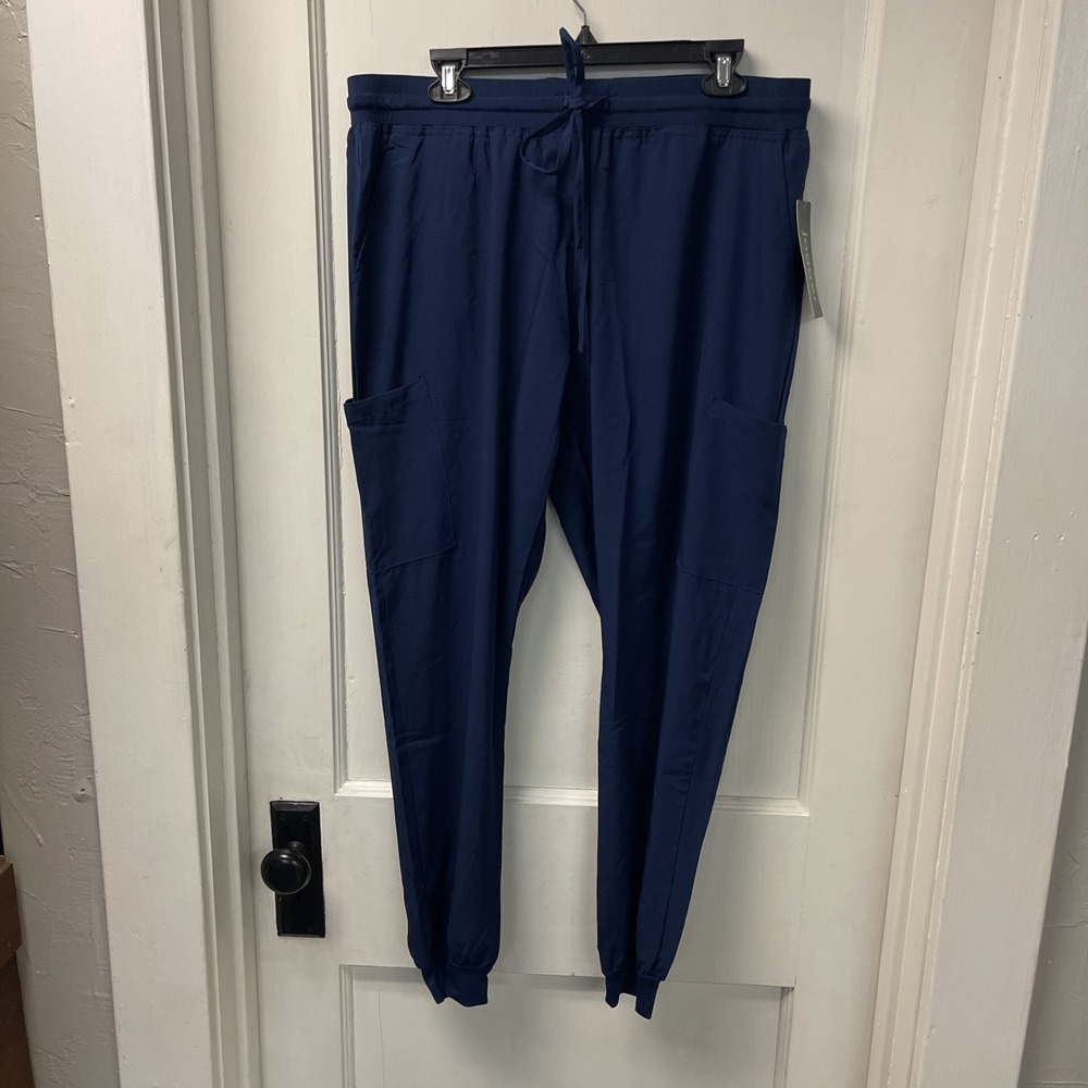 GT Performance Jogger scrub pants 2XL Blue Nwt